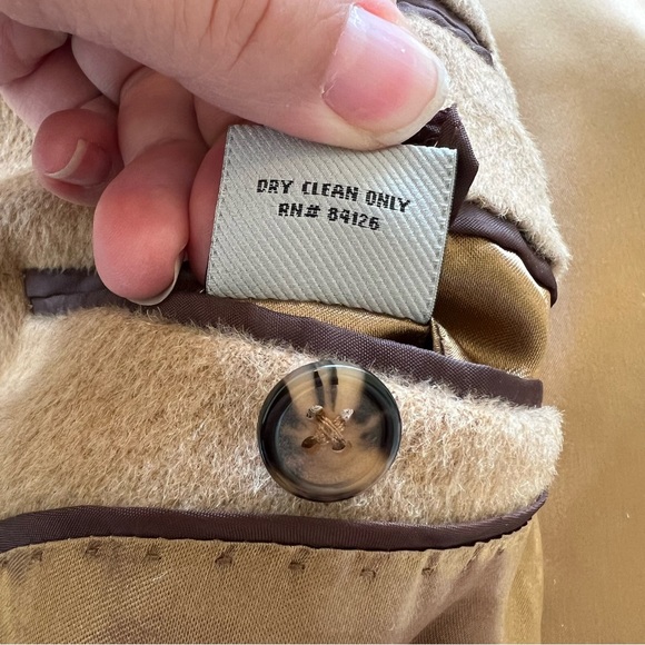 W.H Belk Vintage Tan 100% Camel Hair Men’s Blazer Sport Jacket Size 46 Regular - Picture 7 of 7